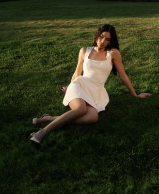 Women's Sculpted Flounce Mini Dress