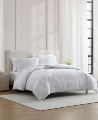 Nebulous Flower Cotton 3-Pc. Comforter Set, Queen