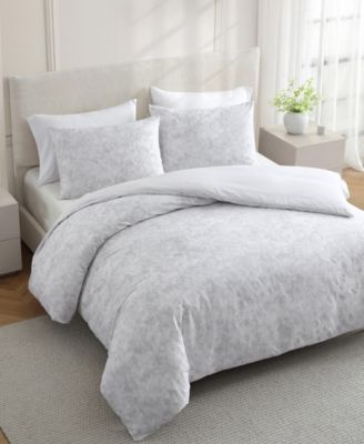 Nebulous Flower Cotton 3-Pc. Comforter Set, King