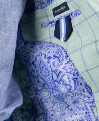 Men's Melange Windowpane Sport Coat