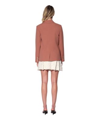 Women's Serena Clay Pinstripe Blazer