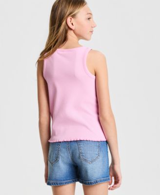 Girls' 5-20 Ribbed Tank Top