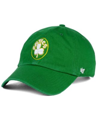 '47 Brand Boston Celtics Hardwood Classics Clean Up Cap - Macy's