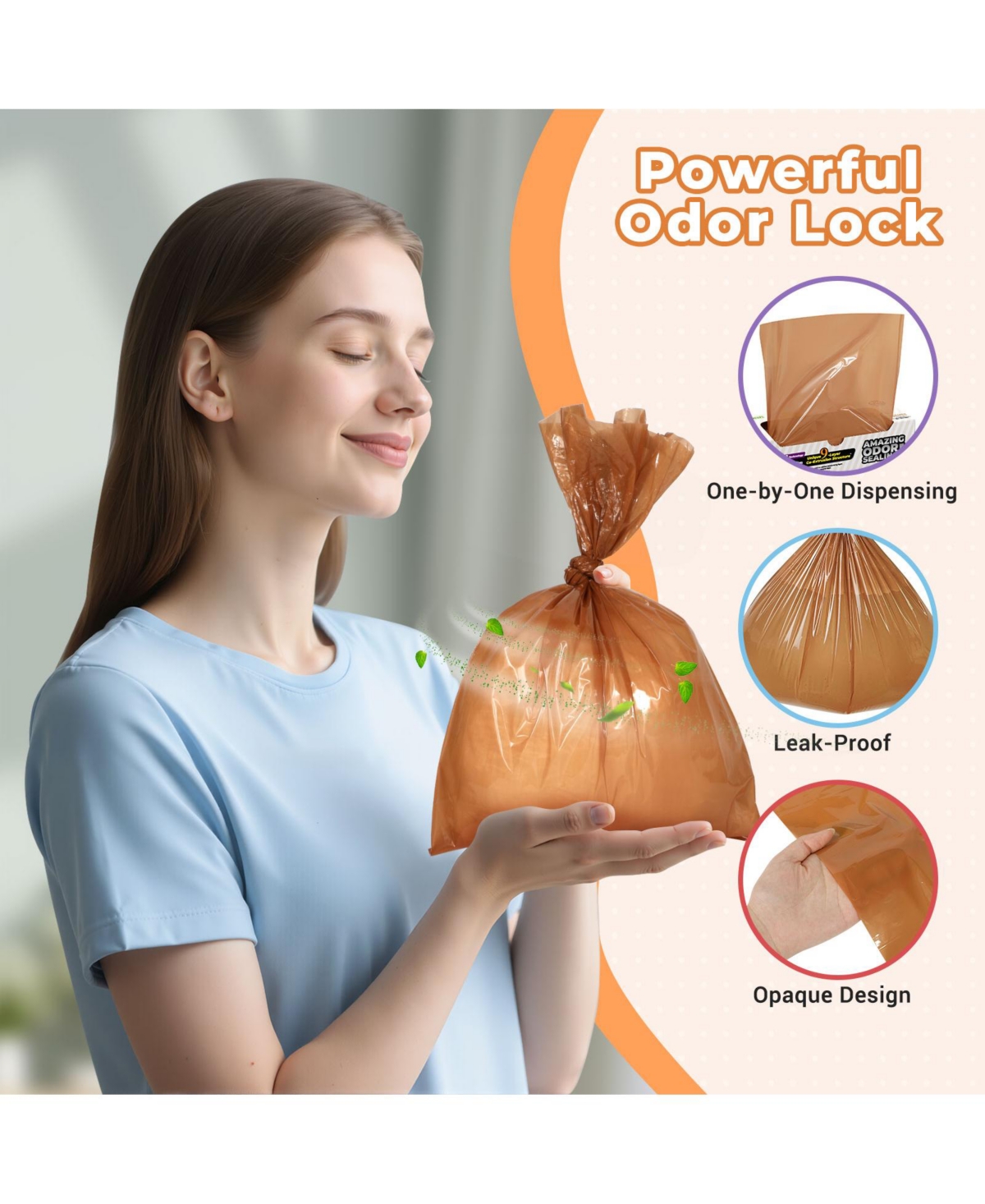 Covfresh Odor Sealing Dog Poop Bags Bags | Better for Pet Waste | Disposable Poop Bags