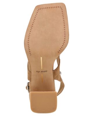 Women's Yves Studded Square Toe Thong Dress Sandals