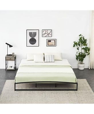 10in Metal Platform Bed Arched Headboard Footboard 1000lb Capacity