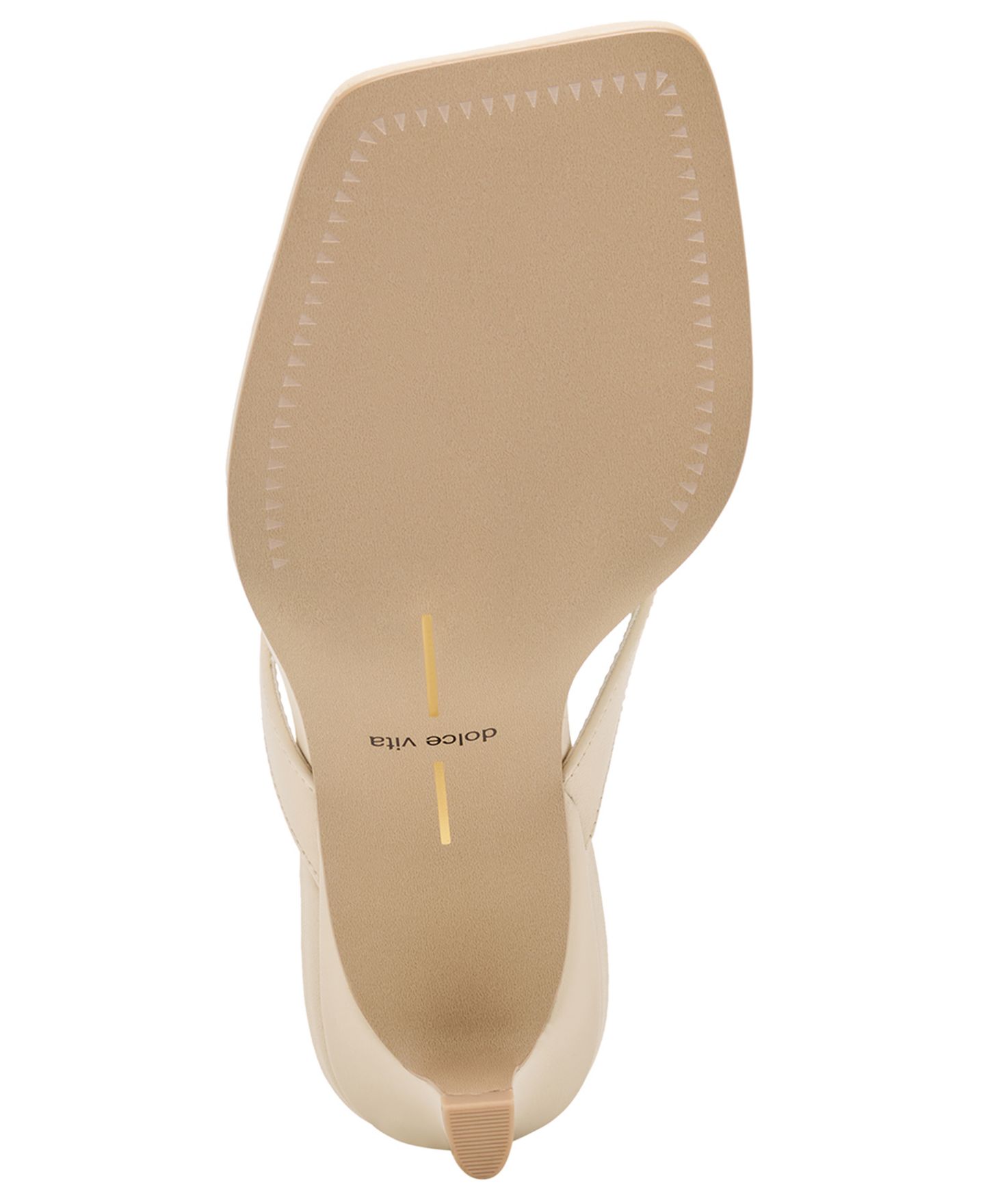 Женские сандалии Dolce Vita Ramia Kitten Heel Thong Dress Sandals, цвет: Костяной кожаный — фото 5