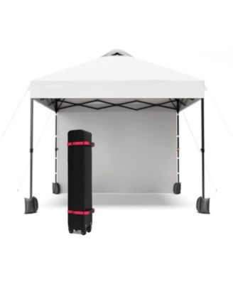 10'x10' Outdoor Canopy Tent with Sidewall, Easy Pop Up with Vented Roof, Outdoor Sun Shade