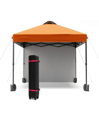 10'x10' Outdoor Canopy Tent with Sidewall, Easy Pop Up with Vented Roof, Outdoor Sun Shade