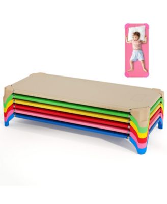 Portable Stackable Daycare Cots Sleeping Beds Set for Kids