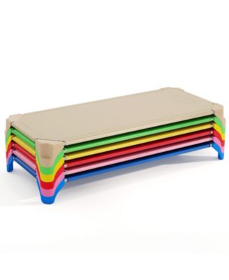 Portable Stackable Daycare Cots Sleeping Beds Set for Kids