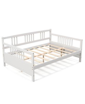 Wooden Daybed Frame with Guardrails