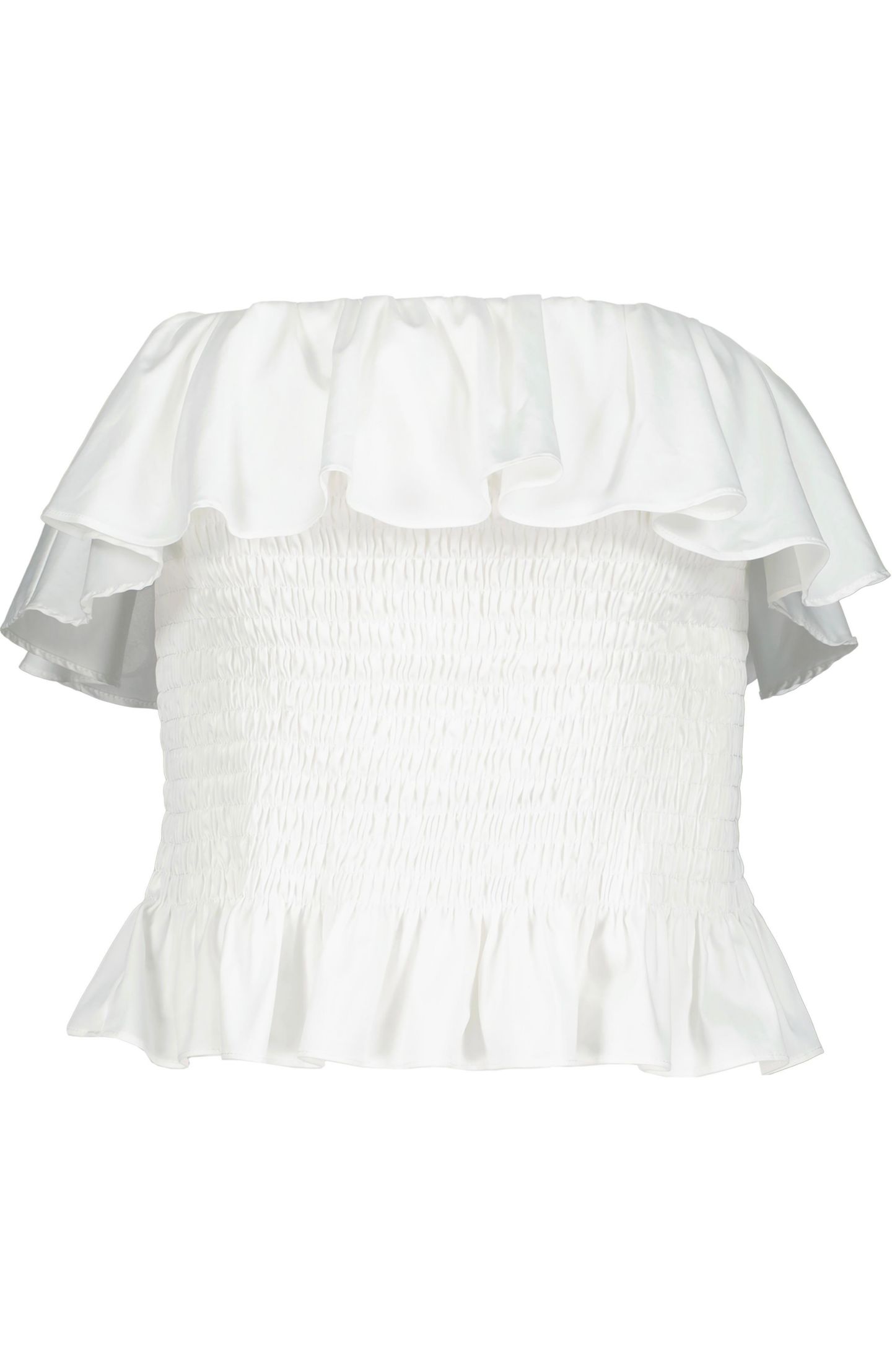 Женский топ Bishop + Young Isabelle Strapless Tiered, цвет: Соляной — фото 2