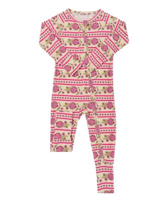 Baby Girl's Pomegranate Soiree Bamboo Sleeper