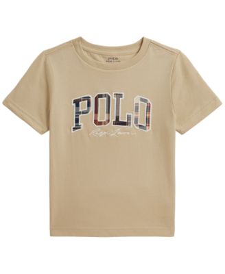 Boys' 2-7 Madras-Logo Jersey T-Shirts