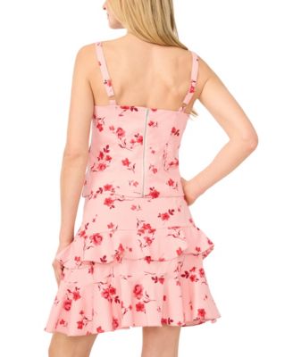 Women's Square Neck Bow-Detail Top