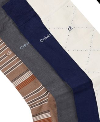 Men's Crew Dress Socks, 4-Pack