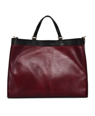 Ixia Jet Set Large Leather Tote Bag