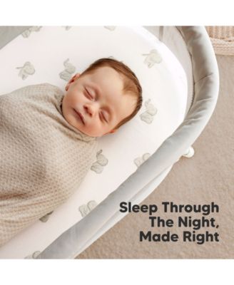 Bassinet Sheet for Baby Girls, Boys, 2-Pack Soothe Bassinet Fitted Sheets, Bedside Bassinet Mattress Sheet