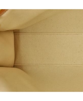 Large Vertical Cabas Tote Canvas with Leather