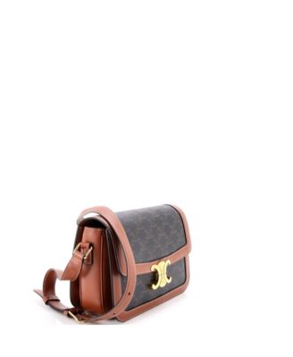 Medium Triomphe Shoulder Bag Triomphe Coated Canvas