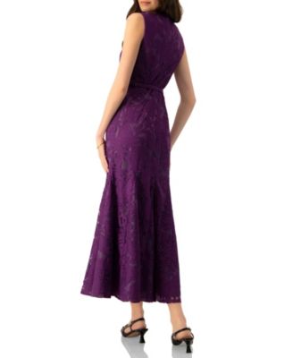 Women's Sleeveless Lace Long Dress