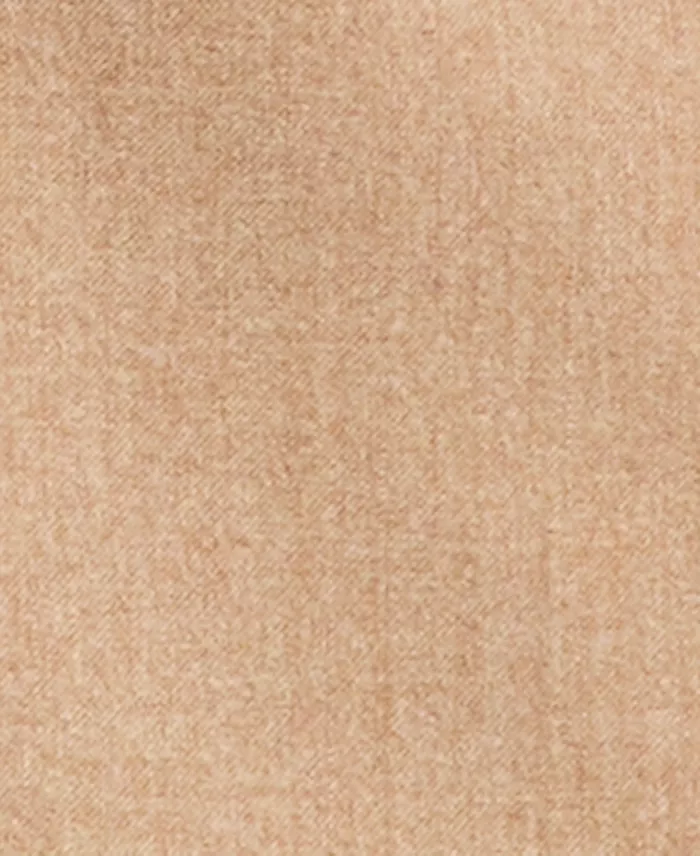Men's Modern-Fit Wool Tan Flannel Suit Separate Jacket - thumbnail 5