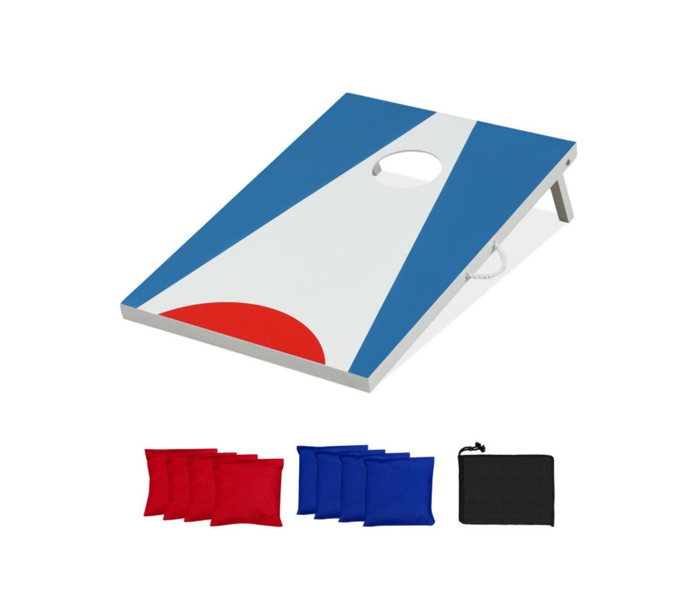 Детские игрушки HONGGE 36"L x 24"W Foldable Cornhole Board Set, Ages 3+, цвет: Синий — фото 1