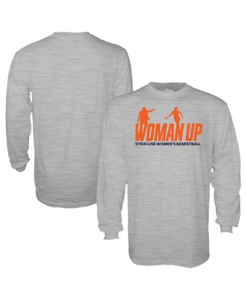 Футболка Blue 84 White Syracuse Orange 2026 Women's Basketball Woman Up Shooting Long Sleeve