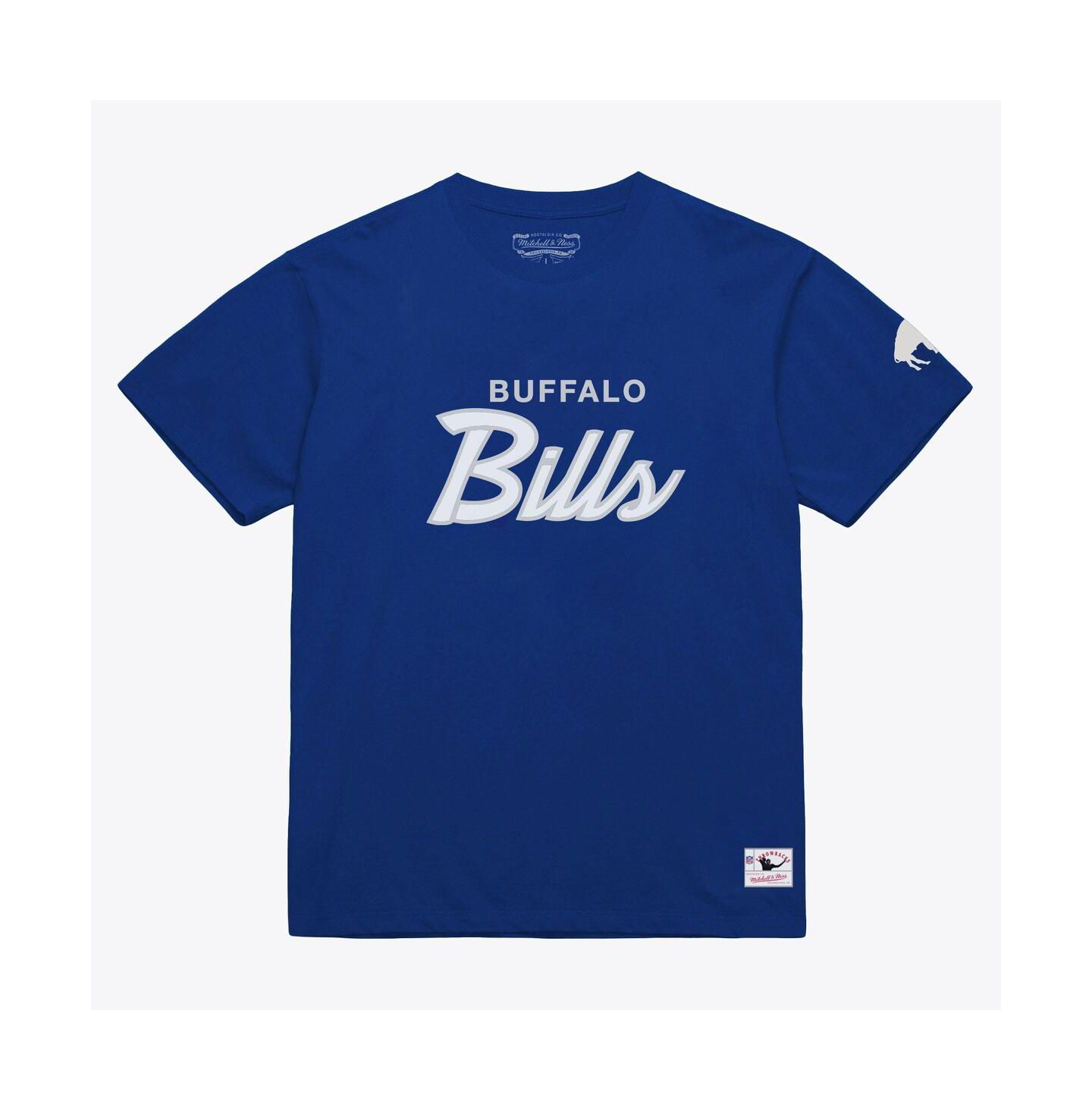 Мужская футболка Mitchell & Ness Royal Buffalo Bills Head Coach Classic — фото 1