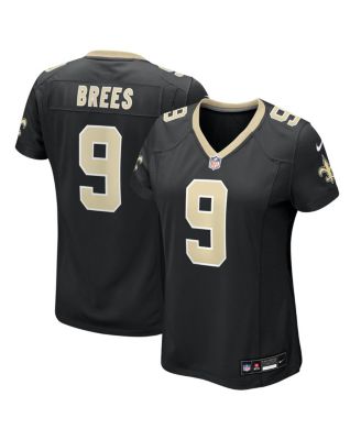 Women's Drew Brees Black New Orleans Saints Team Game Jersey