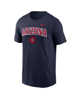 Men's Navy Arizona Wildcats Space Basketball T-Shirt