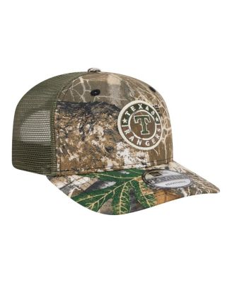 Men's Camo Texas Rangers Realtree 9SEVENTY Adjustable Hat