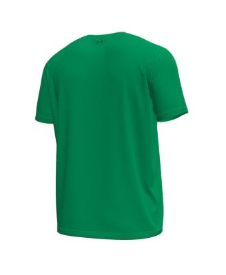 Men's Kelly Green Notre Dame Fighting Irish Sporting Leprechaun Tech Stretch T-Shirt