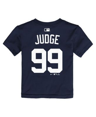 Baby Boys and Girls Aaron Judge Navy New York Yankees Name & Number T-Shirt
