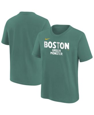 Big Boys and Girls Green Boston Red Sox City Connect Wordmark T-Shirt