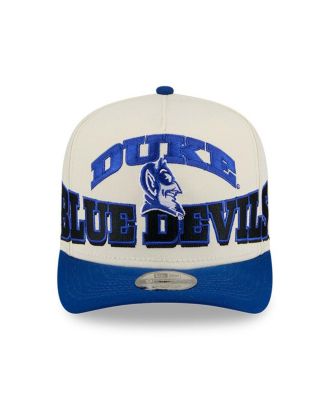 Men's Cream/Royal Duke Blue Devils March Madness Historic Collection 9FIFTY A-Frame Snapback Hat