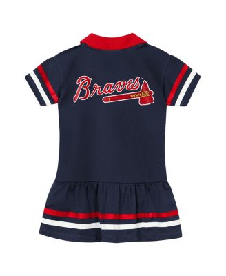 Toddler Navy Atlanta Braves Star Player Dress