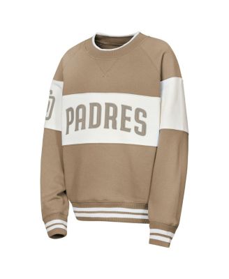 Big Boys and Girls Brown San Diego Padres Ultimate Pastels On Base Sweatshirt