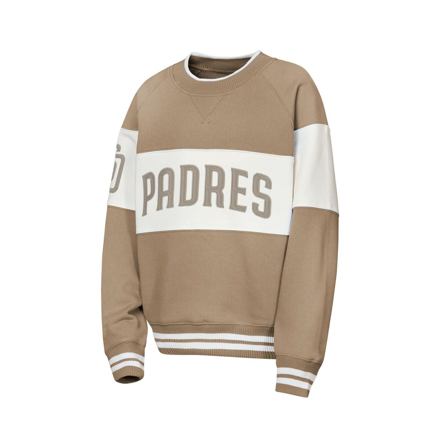 Детская толстовка Outerstuff Brown San Diego Padres Ultimate Pastels On Base — фото 3
