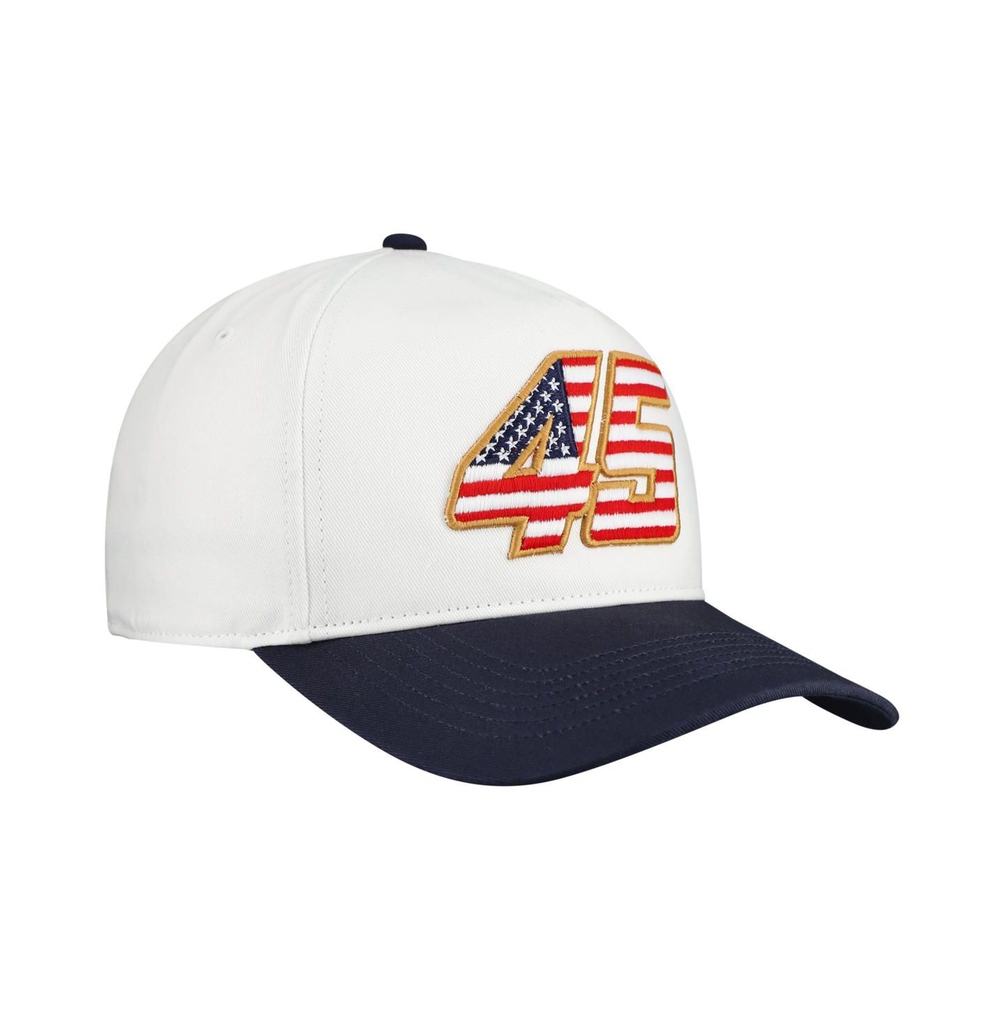 Мужской головной убор '47 Brand White Tyler Reddick Flag Fill Two-Tone Team Adjustable Hitch Hat — фото 3