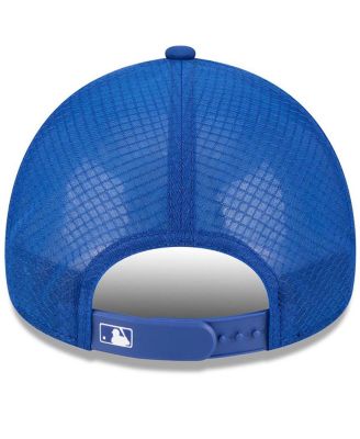 Men's Royal Atlanta Braves 2026 Batting Practice Alternate Apex 9FORTY Adjustable Hat