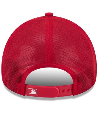 Men's Red New York Yankees 2026 Batting Practice Alternate Apex 9FORTY Adjustable Hat