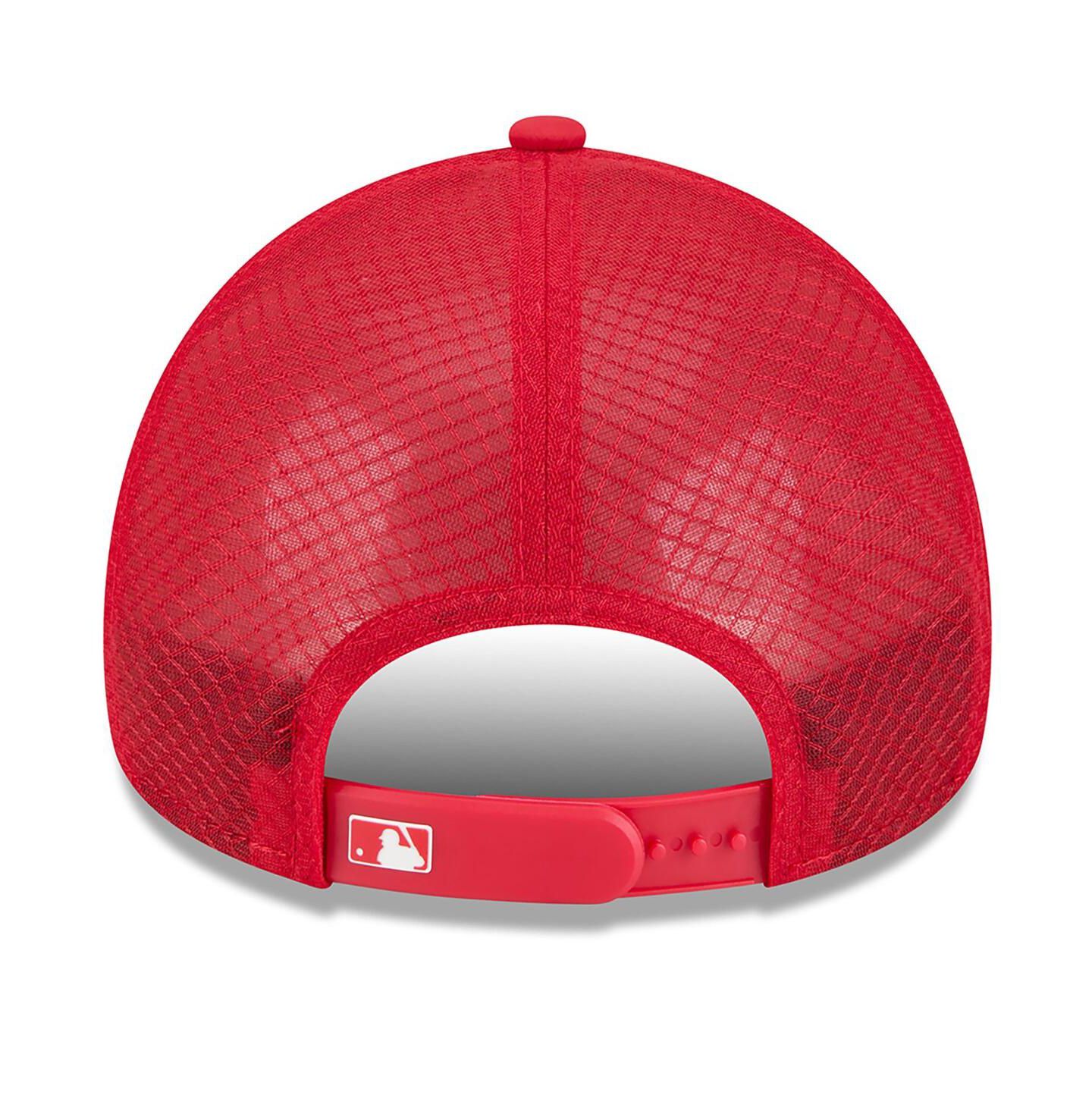 Мужская кепка New Era Red St. Louis Cardinals 2026 Batting Practice Alternate Apex 9FORTY Adjustable Hat — фото 2
