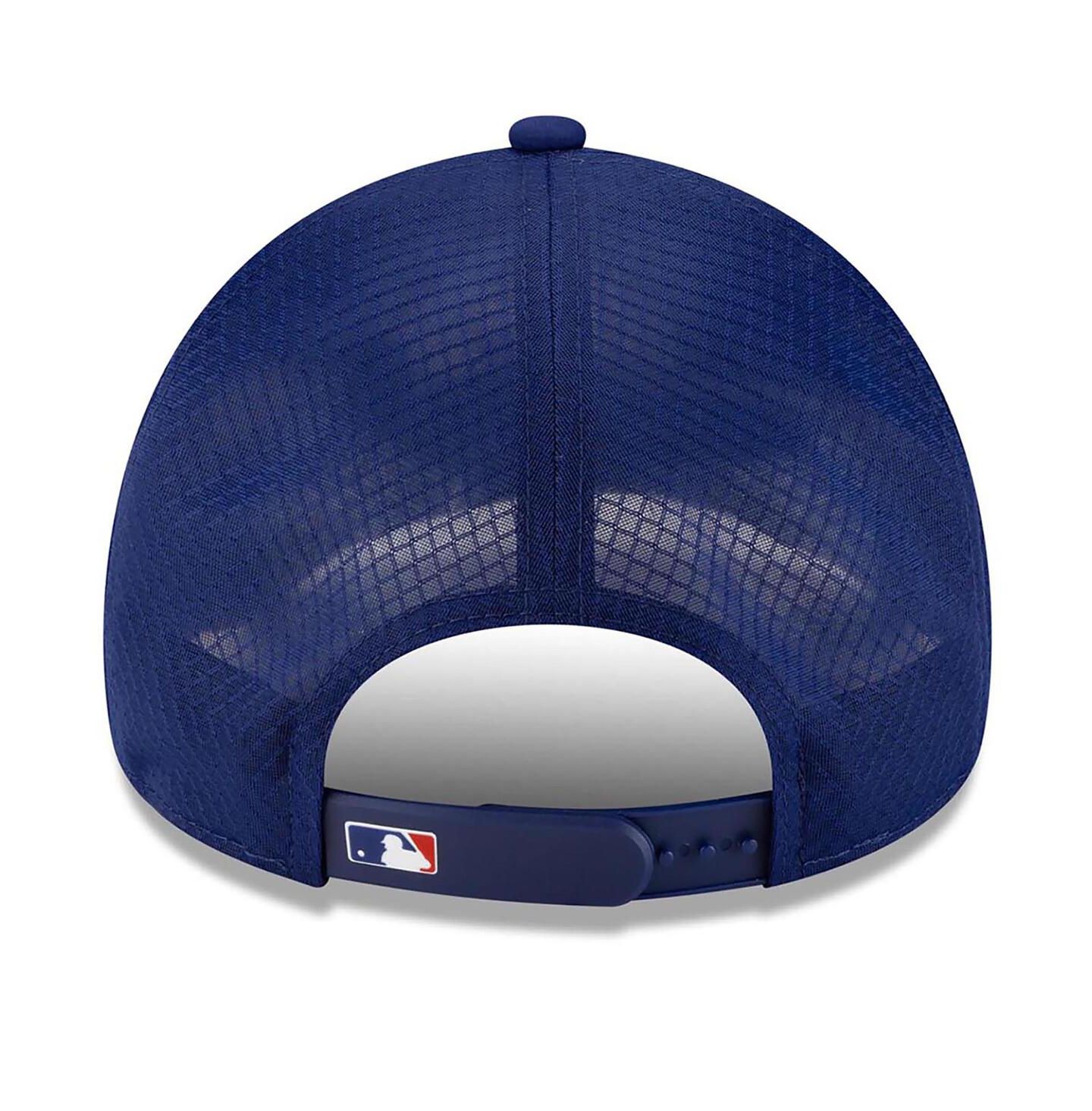 Мужская кепка New Era Royal Texas Rangers 2026 Batting Practice Apex 9FORTY Adjustable Trucker Hat — фото 2