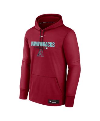 Men's Red Arizona Diamondbacks Authentic Collection Therma-FIT Hoodie