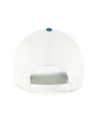 Men's White/Teal Washington Nationals Contemporary Tonal Clean Up Adjustable Hat