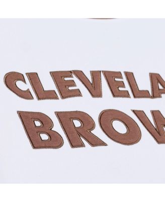 Men's White Cleveland Browns Arctic Fleece Sweatshirt