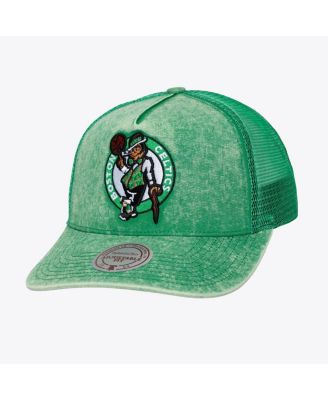 Men's Kelly Green Boston Celtics Gameday Snow Wash Adjustable Trucker Hat