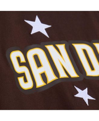Women's Brown San Diego Padres Pep Rally Cropped Boxy T-Shirt